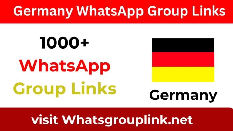Germany WhatsApp Group Links